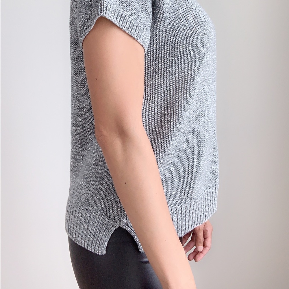 Banana Republic Glitter metallic Knitted Top - Picture 6 of 8
